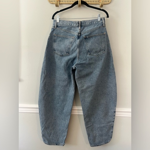 Agolde High Rise Barrel Denim Jeans, size 28 - Picture 2 of 3